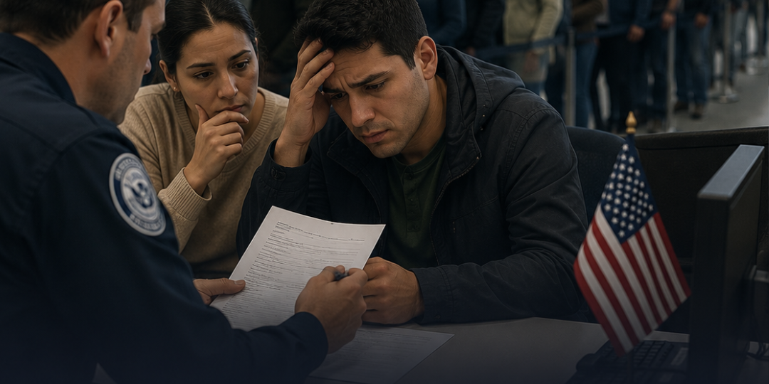 Solicitantes aguardando entrevista para visto de imigrante dos Estados Unidos